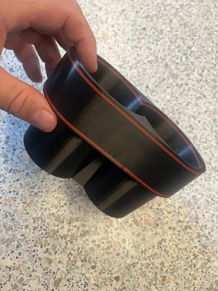 Fiat 500 Abarth Dual Cup Holder 2009–2017 Centre Console Insert