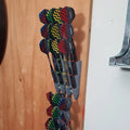Darts Wall Mounted Darts Holder Stand 9 Dart Holder