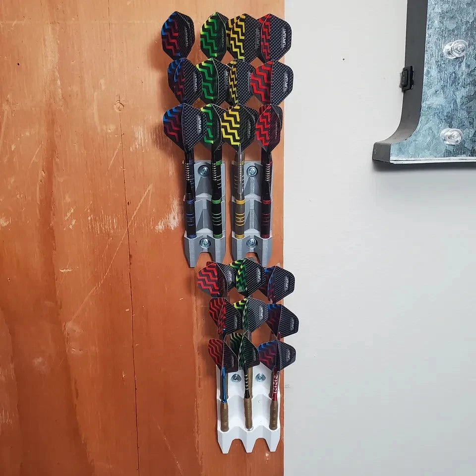 Darts Wall Mounted Darts Holder Stand 9 Dart Holder