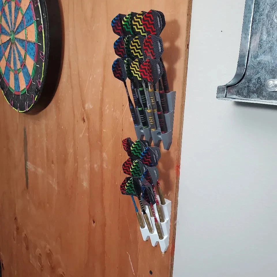 Darts Wall Mounted Darts Holder Stand 9 Dart Holder