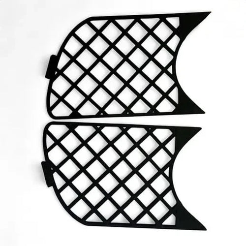 BMW E46 M PACK M3 Fog Light Mesh Covers – Front Bumper Grilles