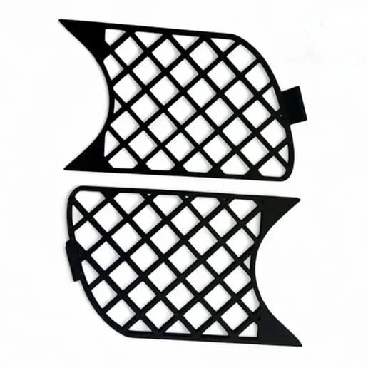 BMW E46 M PACK M3 Fog Light Mesh Covers – Front Bumper Grilles