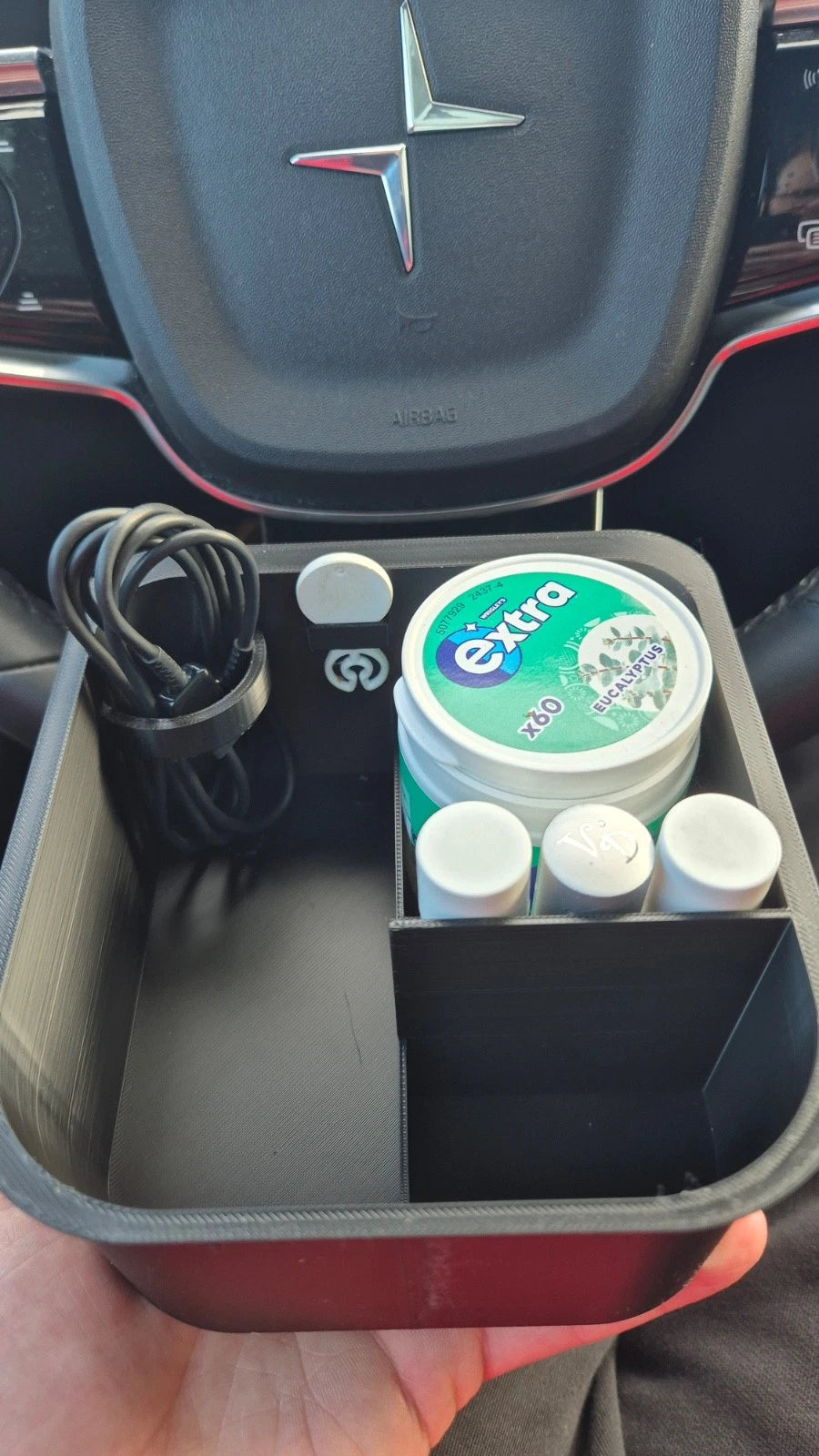 Polestar 2 Centre Console Organiser Insert Storage Tray Divider