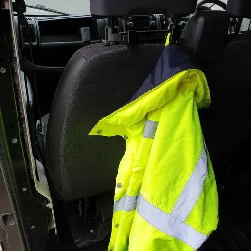 HEADREST COAT / BAG HANGER - CITROEN RELAY, PEUGEOT BOXER, FIAT DUCATO
