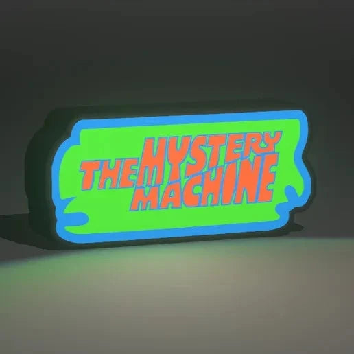 Scooby Doo Mystery Machine Scooby Doo Lightbox Lamp Sign