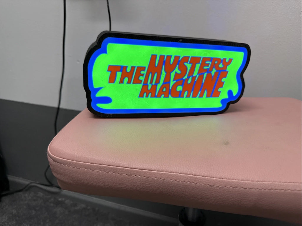 Scooby Doo Mystery Machine Scooby Doo Lightbox Lamp Sign
