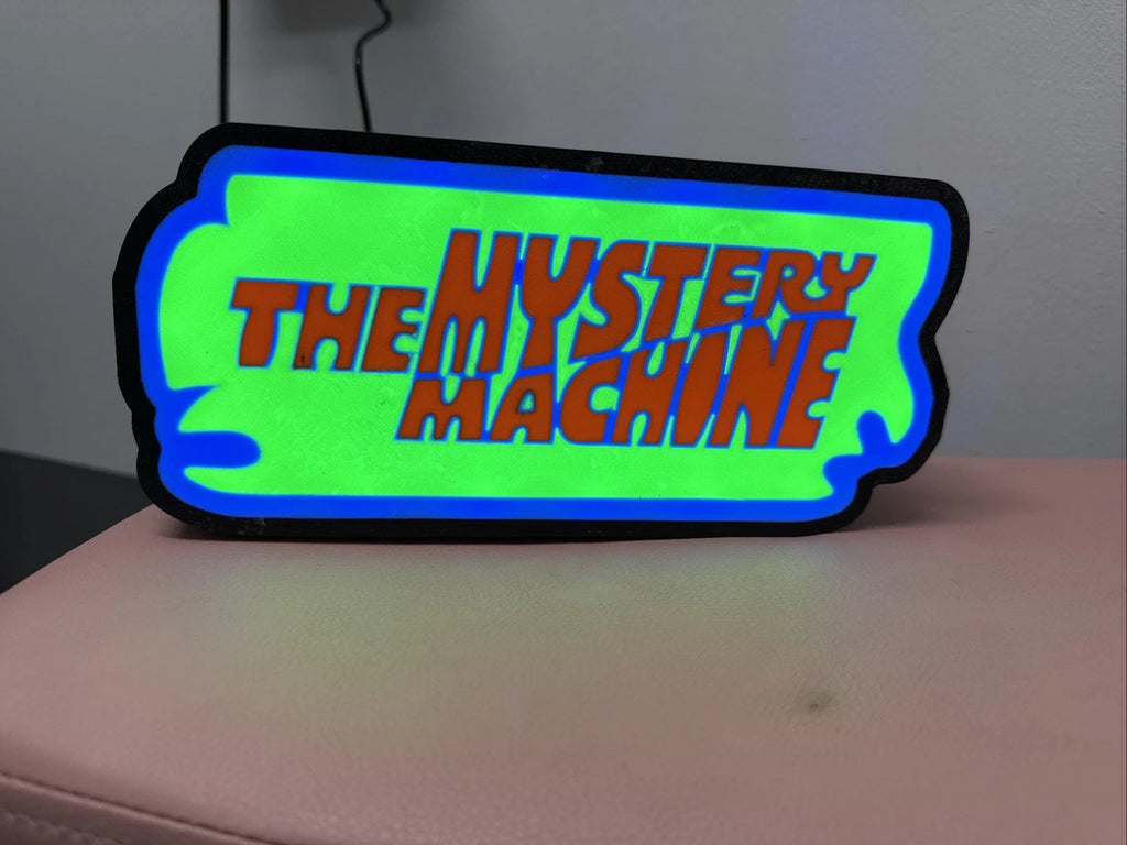 Scooby Doo Mystery Machine Scooby Doo Lightbox Lamp Sign
