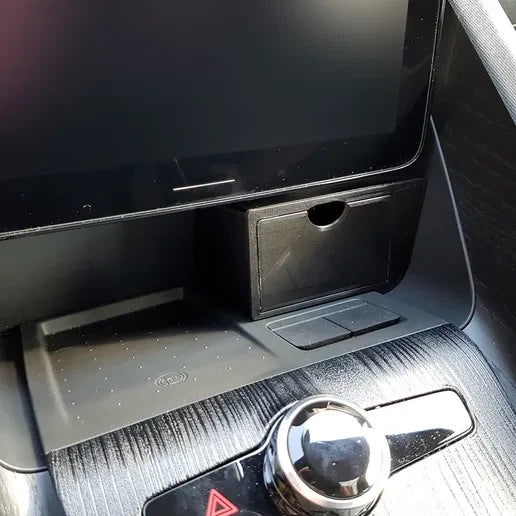 Polestar 2 Glovebox Center Shelf with Trash Bin & Storage Tray –Interior upgrade