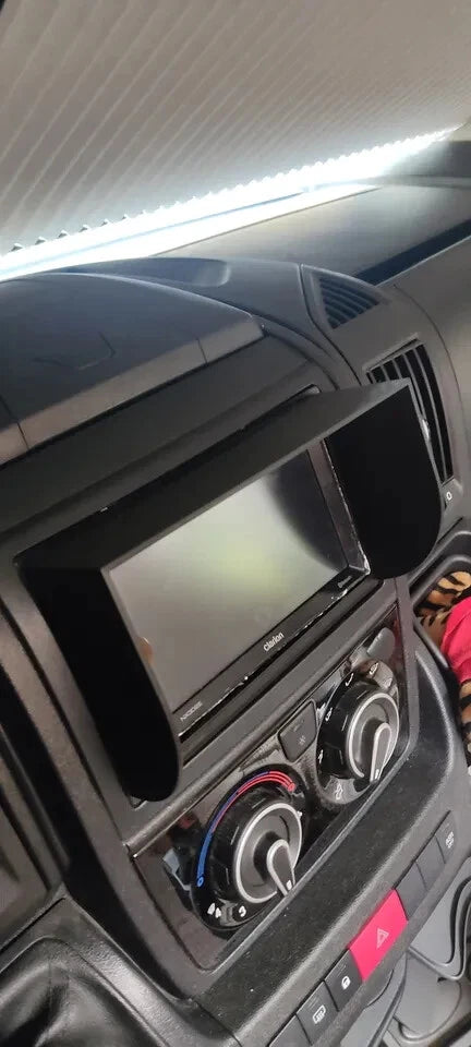 Fiat Ducato 2 DIN Radio Sun Shade Visor Campervan Dashboard Screen Cover