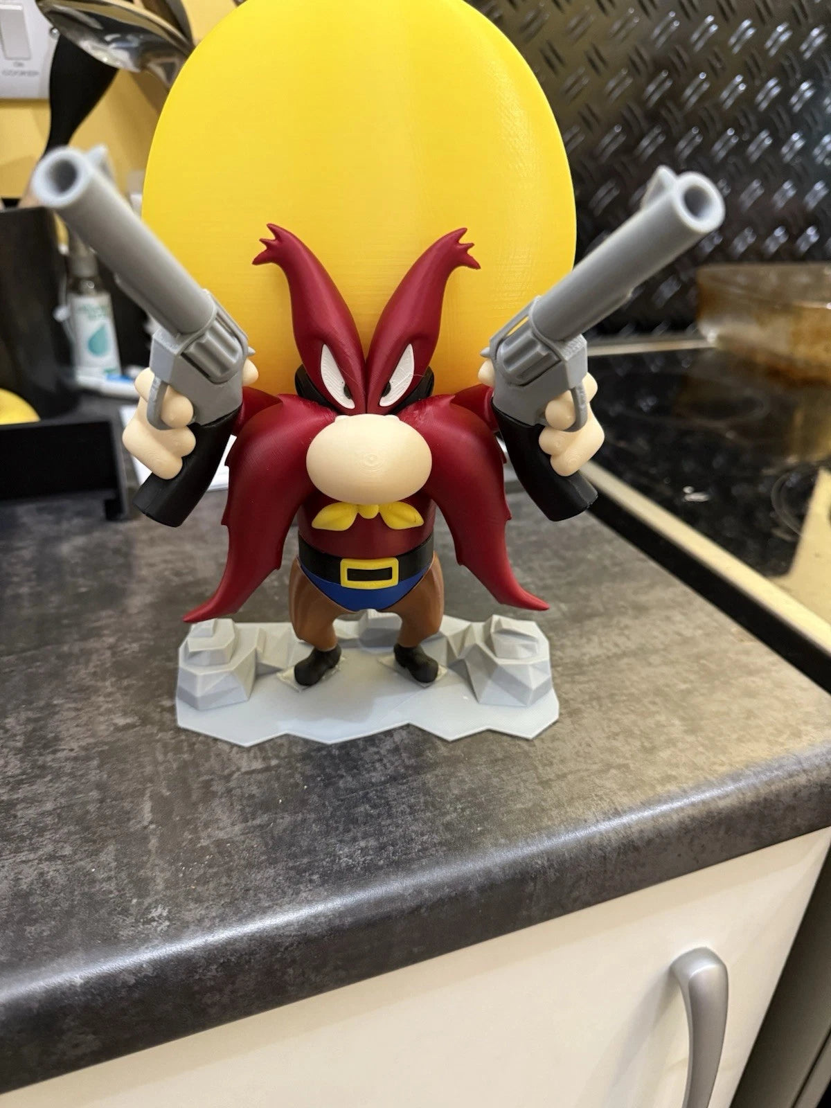 Looney Tunes 3d Model Yosemite Sam Looney Tunes Model limited edition size 35cm