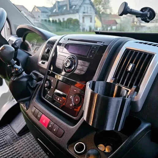 Cup holder for Fiat Ducato, Renault Boxer and Citroen Jumper