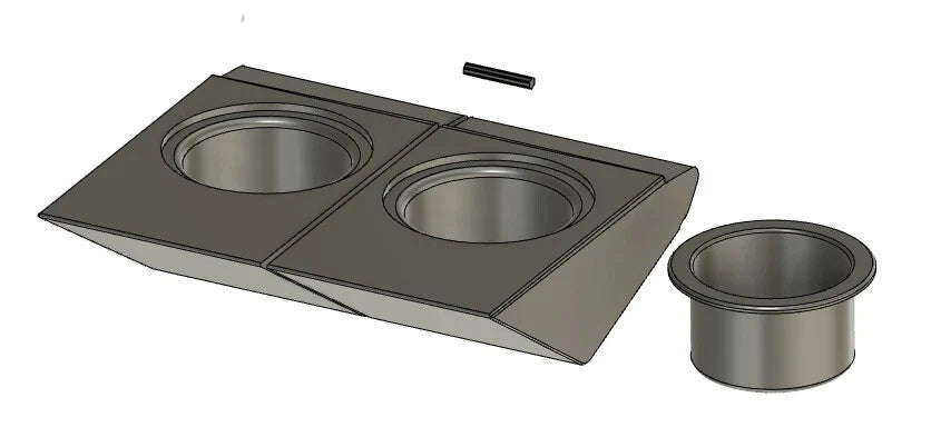 VW T6 Dual Cup Holder for top dash for volkswagon t6